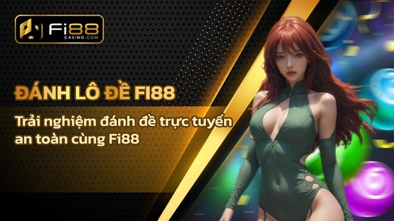 Đánh lô đề Fi88 - Trải nghiệm đánh đề trực tuyến an toàn cùng Fi88