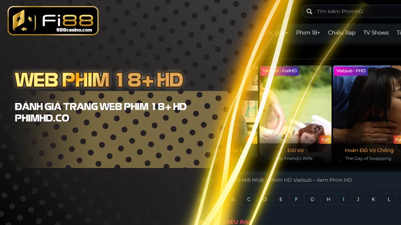 Đánh giá trang web phim 18+ HD - phimhd.co